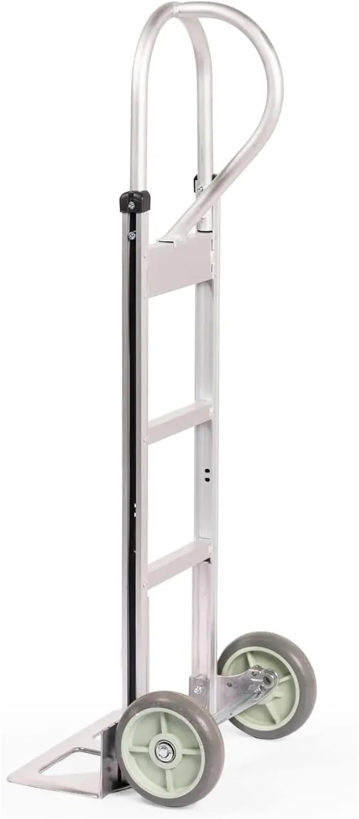 Diable Robuste avec poignée en Boucle Verticale - Chariots en Aluminium avec Roues - Capacité 500 Livres - 8" Whe
