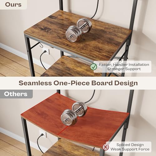 SUPERJARE Kitchen Bakers Rack