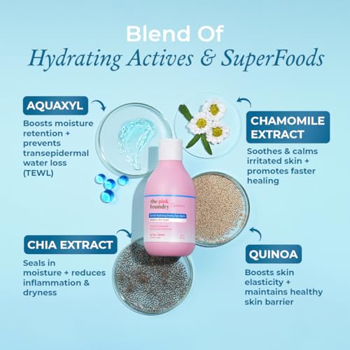 Image of The Pink Foundry Gentle Hydrating Creamy Face Wash for all Skin Types | Boost Hydration, Strengthen Skin Barrier & Reduces Dryness | Soap free, Fragrance Free & Sulphate Free | Vegan Face Wash | For Men & Women | 125ml