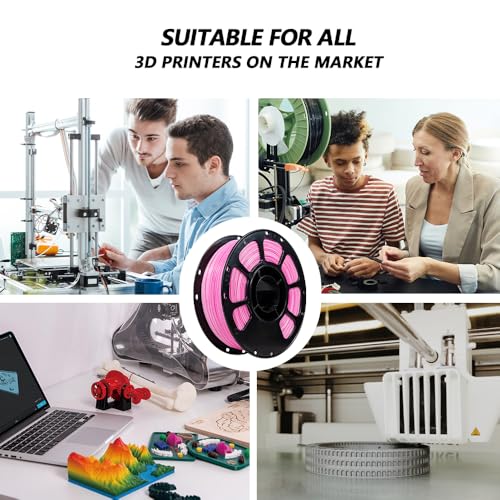 Image of iBOSS Fresh Dual Pink White 3D Printer PLA+ Filament 1.75 + /- 0.02mm, 2 in 1 Muticolor Filament PLA Plus Printing 3D Print Filament 1KG(2.2LBS) Spool for FDM 3D Printers（Pink White ）