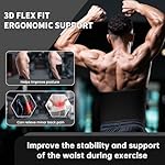 RIYA Waist Trimmer Sweat Waist Trainer for Women and Men Waist Sweat Belt Band Belly Stomach Wrap - Image 3
