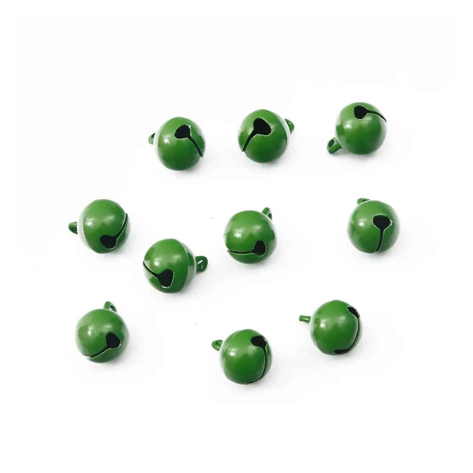 Christmas Bells 40pcs 14mm Iron Metal Beads Jingle Bells Christmas Decoration Pendants for Christmas Decor