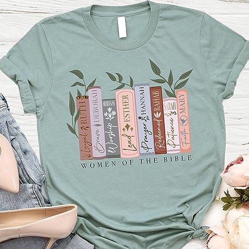 Love in Faith | Women of The Bible | Christian T-Shirts for Women | Faith-Based Apparel | Christian Gifts2