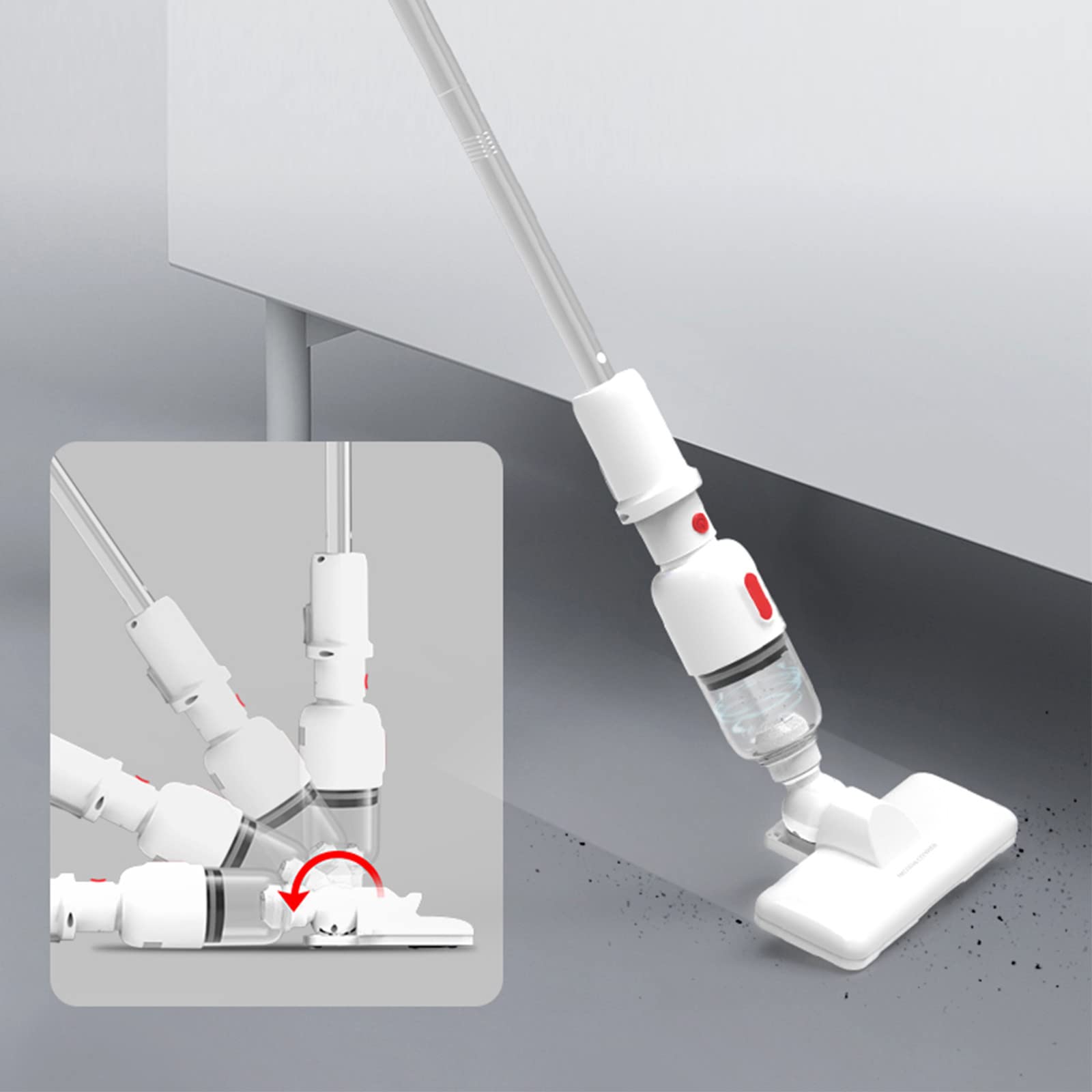 Mini odkurzacz, małe bezprzewodowe odkurzacze ręczne, akumulatory litowo-jonowe do ładowania przez USB do klawiatury, komputera, włosów, wnętrza samochodu i innych szczelin Czyszczenie BRLZ-