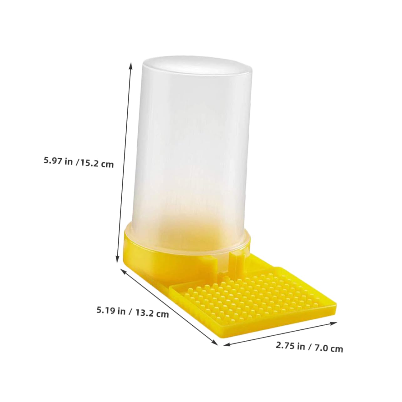 Toddmomy 8pezzi Mangiatoia Per Per Apicoltura Riutilizzabili Design Anti-annegamento Ciotole Per Alimentazione Per Alveari Attrezzatura Per Apicoltori Professionisti e Hobbisti