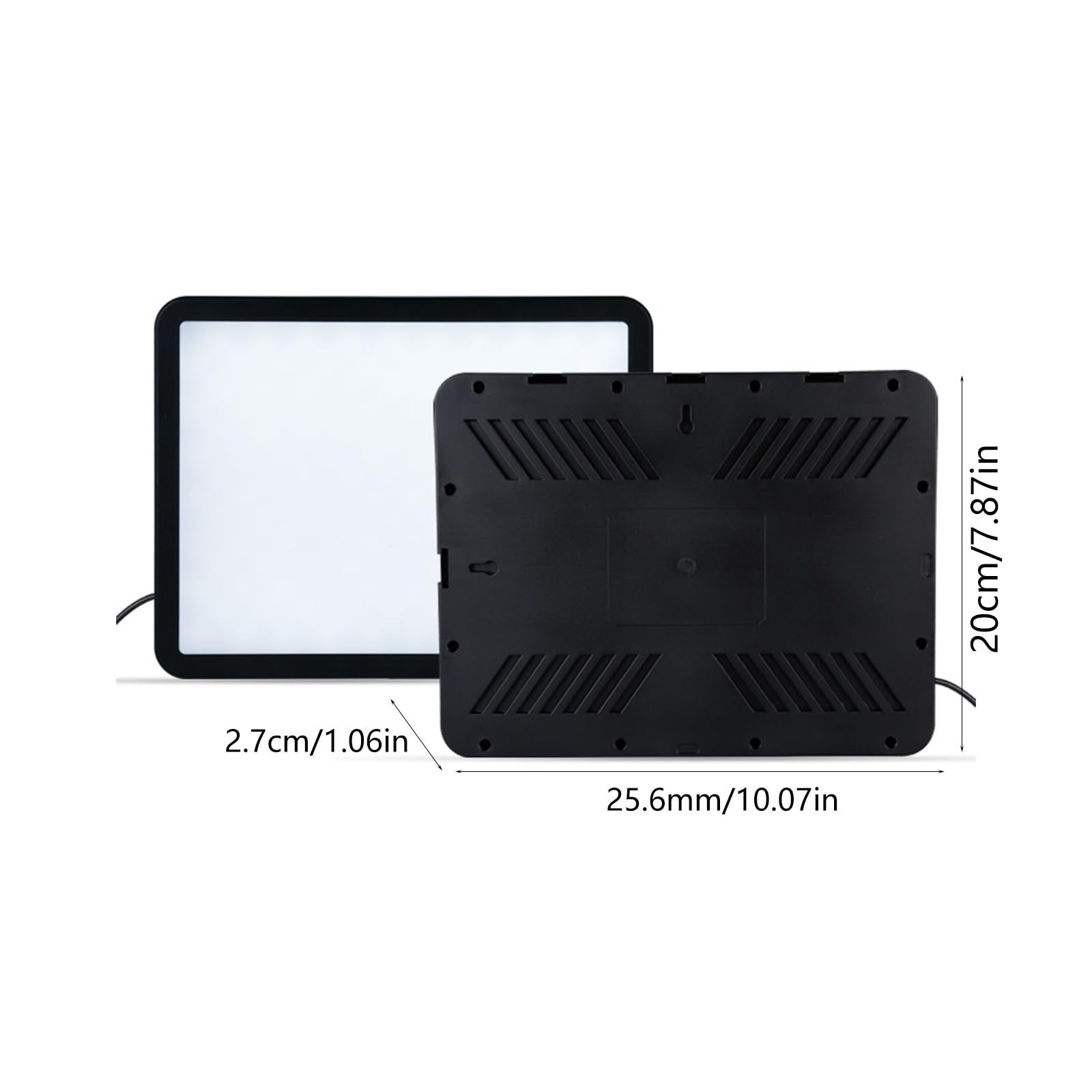 Pannello di illuminazione morbida portatile 10 livelli di oscuramento 3 modalità di luce con supporto treppiede da 1/4 di pollice per fotografia e creazione di video Pannello luminoso per fotografia