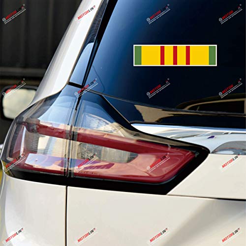 4X Glossy 6'' Vietnam Service Ribbon Decal Sticker Car Laptop Window Vinyl #TOP1