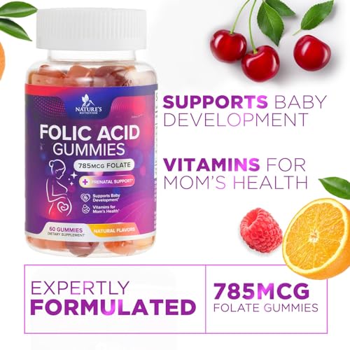 Nature'S Nutrition NNFOLICGUMMIES Folic Acid Gummies For Women 785 Mcg thumb #2