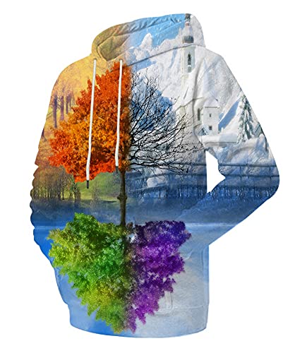 LAIDIPAS Hoodies for Men Women 3D Pullover Cool Hoodie Graphic Novelty Hooded Sweatshirts with Pocket - Image 4