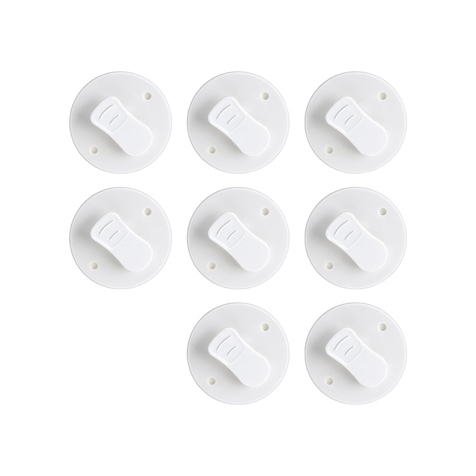 GTYLF Of 8 Smooth Bath Curtain Clamps Rusts Resistant Drapery Clips Easy Operations Prevents Tearing Bathroom Essential Curtain Grips