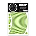 VFLUO Circular™, Kit de Cintas, Rayas Retro Reflectantes para Llantas de Moto (1 Rueda), 3M Technology™, Anchura Normal : 7 mm, Kawazaki Verde