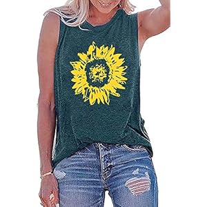 YEXIPO-Womens-Sunflower-Tank-Tops-Graphic-Summer-Sleeveless-Tee-Shirts-Loose-Casual-Tank-Top YEXIPO Womens Sunflower Tank Tops Graphic Summer Sleeveless Tee Shirts Loose Casual Tank Top Blue