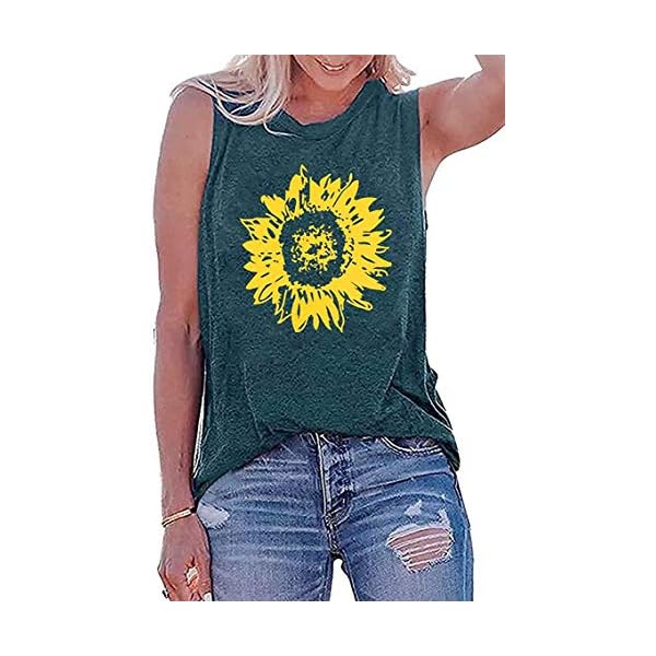 YEXIPO-Womens-Sunflower-Tank-Tops-Graphic-Summer-Sleeveless-Tee-Shirts-Loose-Casual-Tank-Top YEXIPO Womens Sunflower Tank Tops Graphic Summer Sleeveless Tee Shirts Loose Casual Tank Top Blue