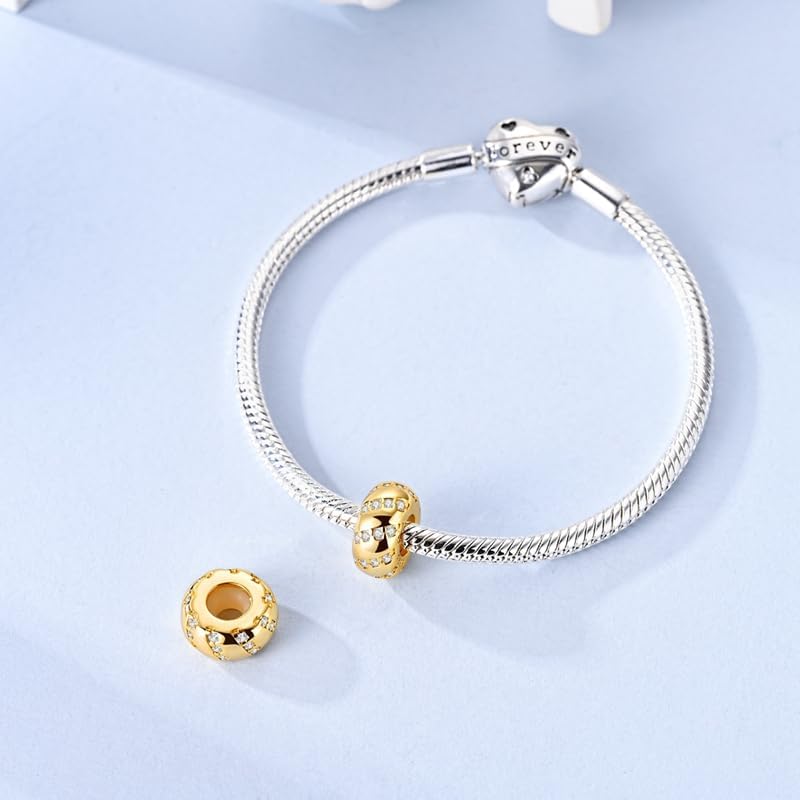 925 sterling silver bracelet necklace pendant, women's jewelry, a charming pendant suitable for matching the original bracelet, perfect for parties, birthdays, and as a jewelry gift - Image 2