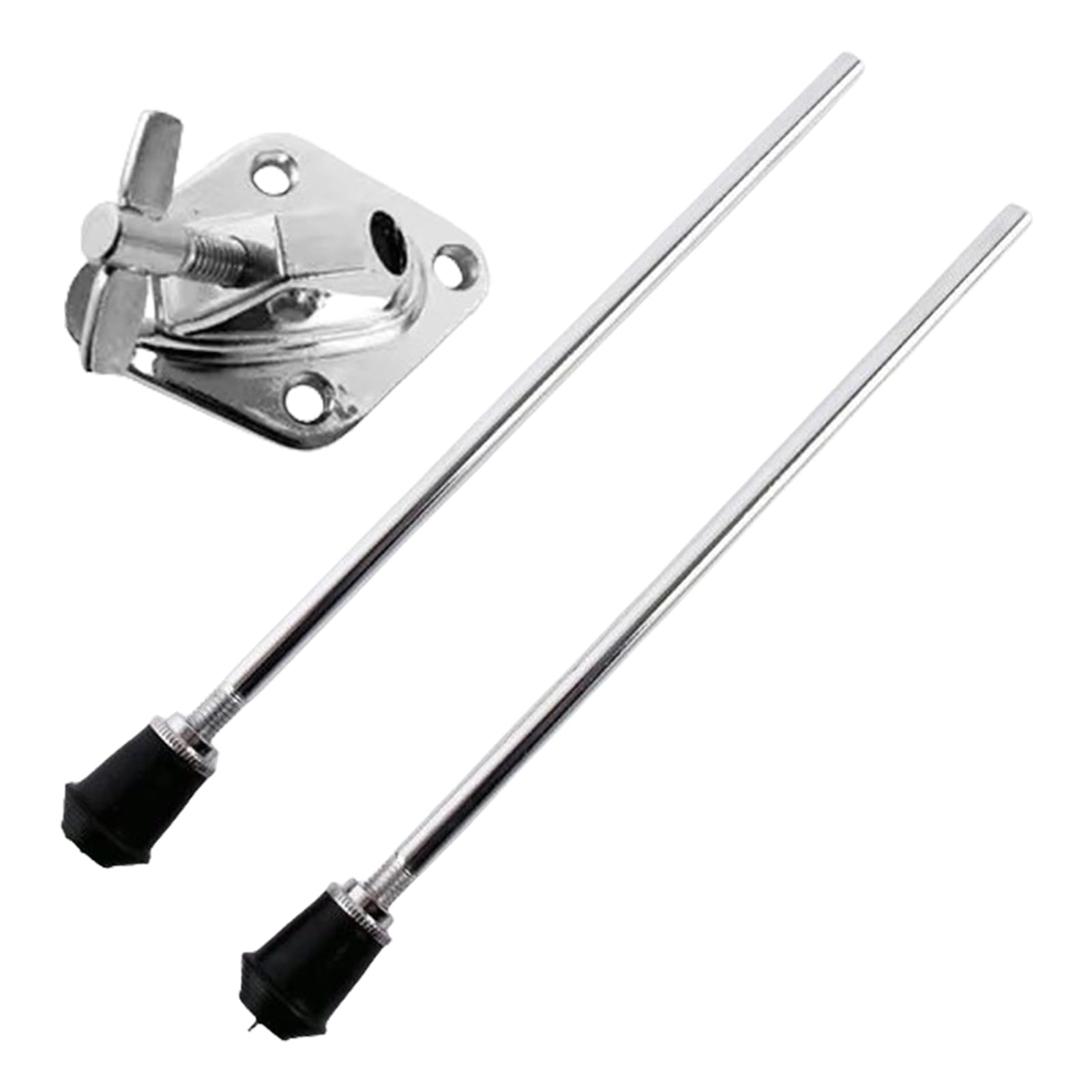 Gambe del supporto per grancassa, gambe per grancassa | Staffe per supporto per batteria 2X - Supporto per piedini per tamburo in metallo antiscivolo, accessorio per strumenti musicali professionali