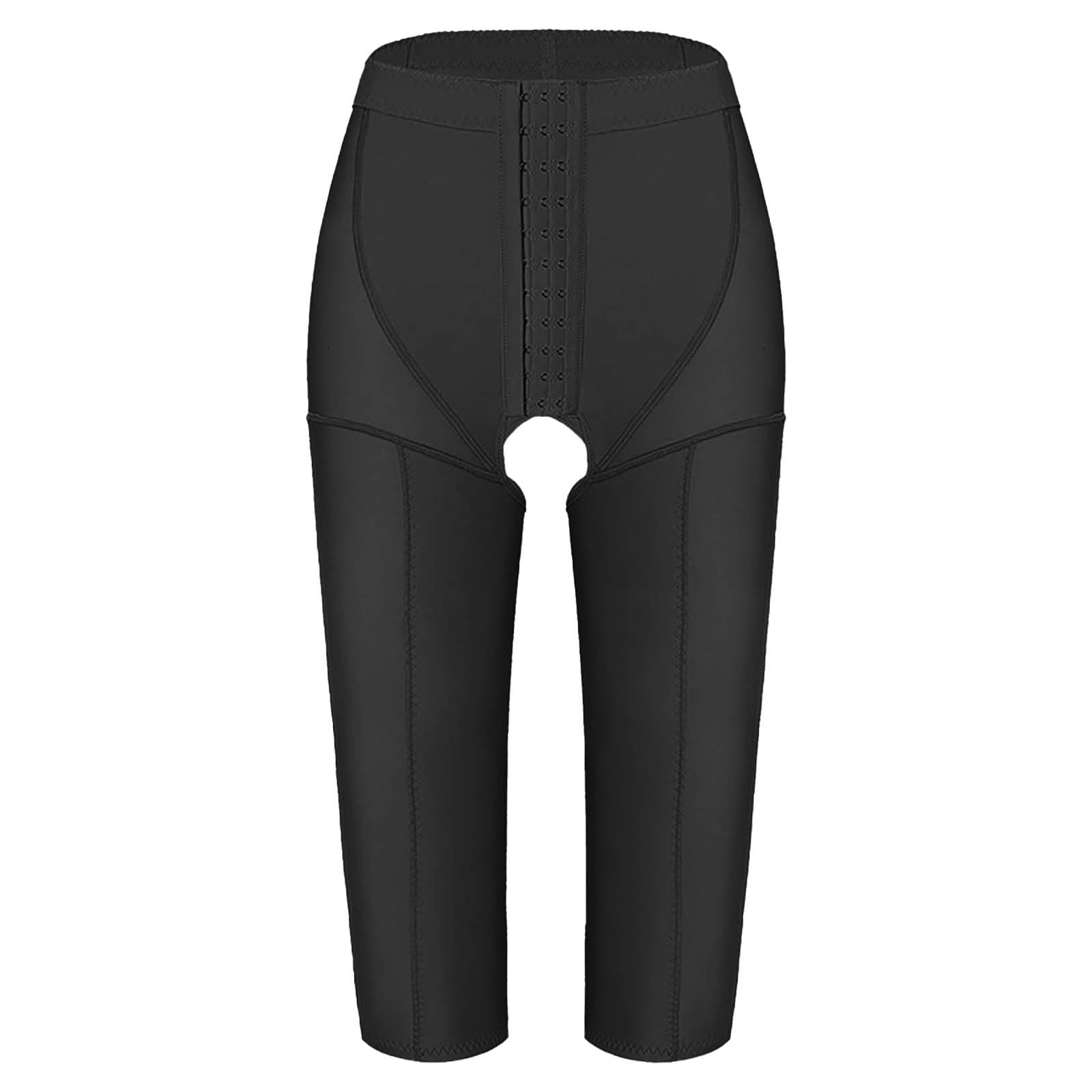 Genérico Leggings de compresión posoperatorios para mujer, pantalones cortos de adelgazamiento sin costuras elevadores de muslos de cintura alta