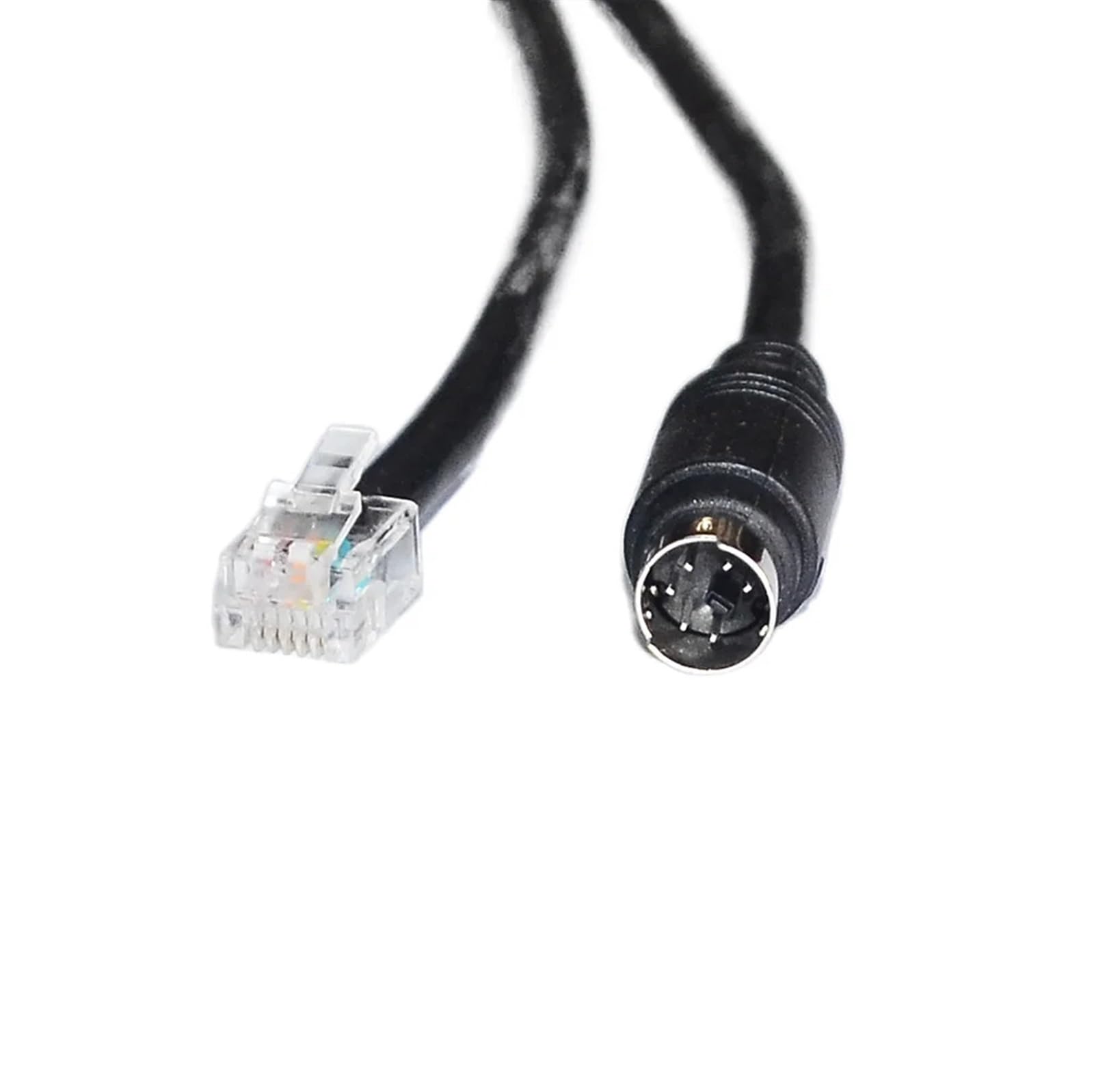 Cavo CONNETTORE Mini DIN 6PIN A RJ12 6P6C da 2 M for Pedali/Cambi FANA A Ruote FANA Cavo PS/2 A RJ12 6PIN(1m)