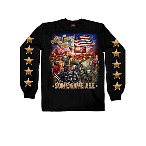 T-shirt militaire noir manches longues épais pour éviter les tissus fins