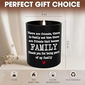 Friendgiftsformenwomengalentinesdaychristmasbirthdaygiftsforwomenfriendshipbffbestiecoworkersfriendsfemalebecomefamilyblackvanillalavenderscentedcandles10oz  Urban Country Home Decor Friend gifts for men women galentines day christmas birthday gifts for women friendship bff bestie coworkers friends female become family black vanilla lavender scented candles 10 oz  urban country home decor