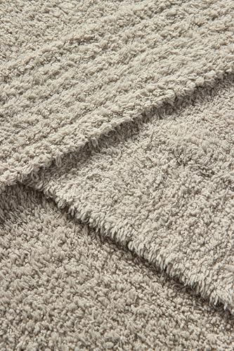 Image of Barefoot Dreams CozyChic Throw, Linen, 54 inchx72 inch