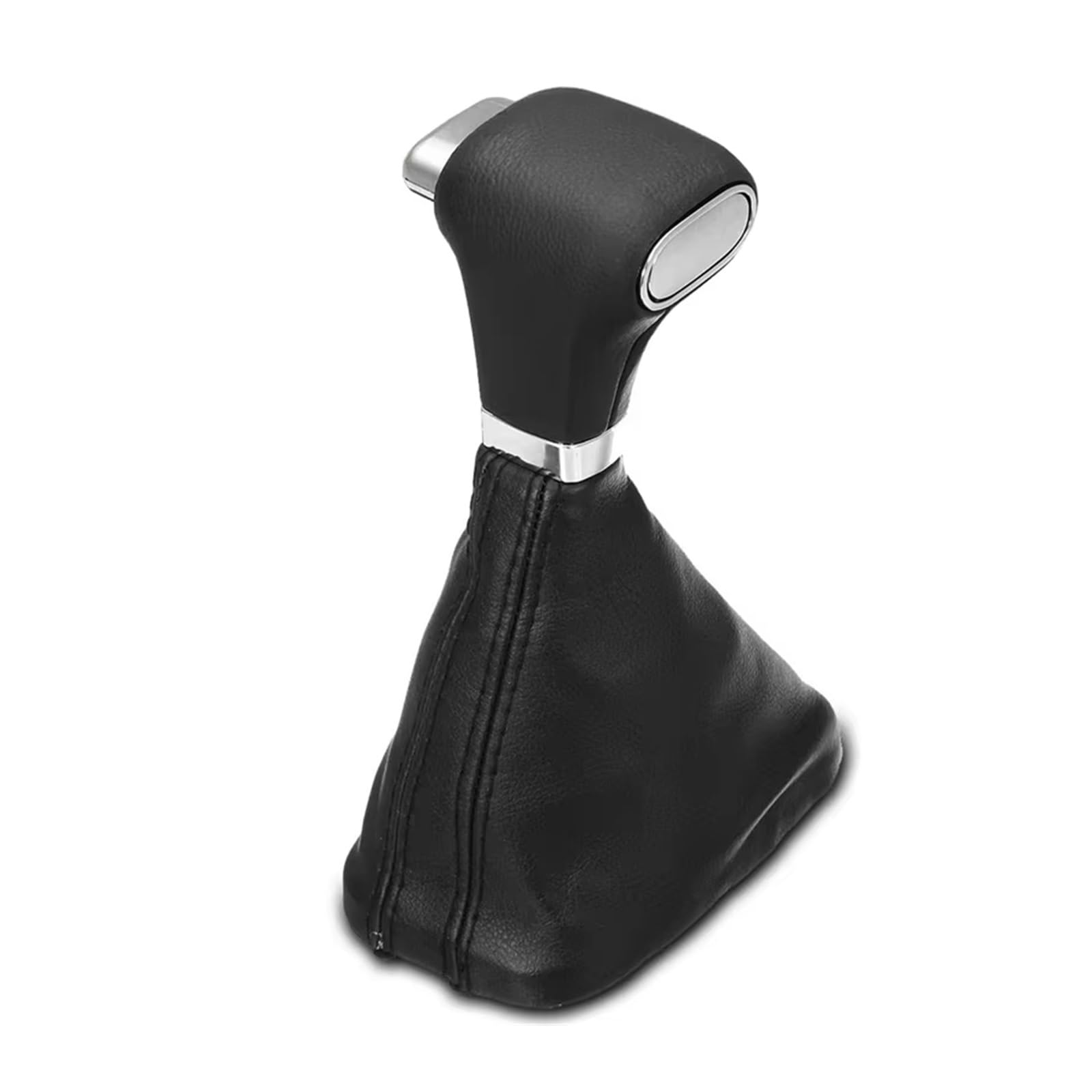 LinQianBhD Car Gear Shift Knob for Skoda for Tiguan for Touran for Bora for Passat Car AT Gear Shift Knob Gaitor Shifter Lever Stick Leather Cover