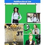 Hemmotop 7x5ft (HxW) T-Shape Photo Backdrop Stand, Portable Green Screen Stand Only with 5 Clip Clamps and Carry Bag, Adjustable Background Support Kit for Birthday, Baby Shower, Parties, Photoshoots - Image 5