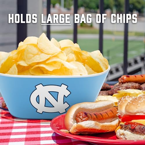 Image of YouTheFan NCAA North Carolina Tar Heels Large Party Bowl