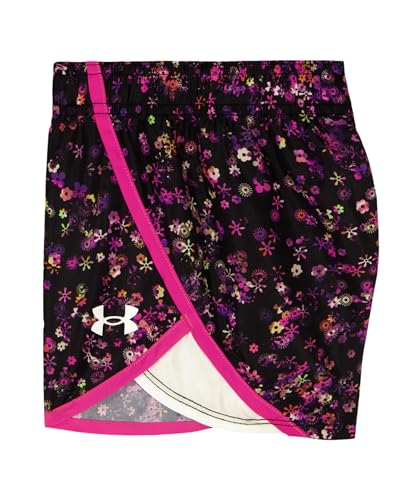 Image of Under Armour Girls' 2-piece Short Sleeve Tee and Shorts Set, Lightweight and Comfortable