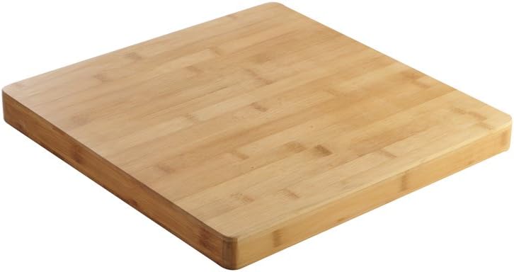 Typhoon Essentials 37 cm Square Butchers Block, Wood, Multicolour
