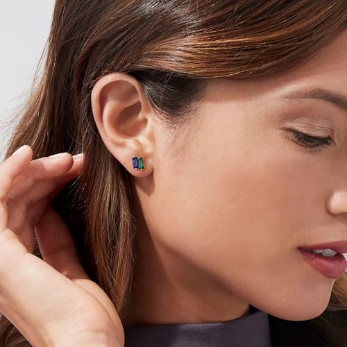 Valentines Day Gifts: Gold Studs Earrings with Code 6CLUKO95