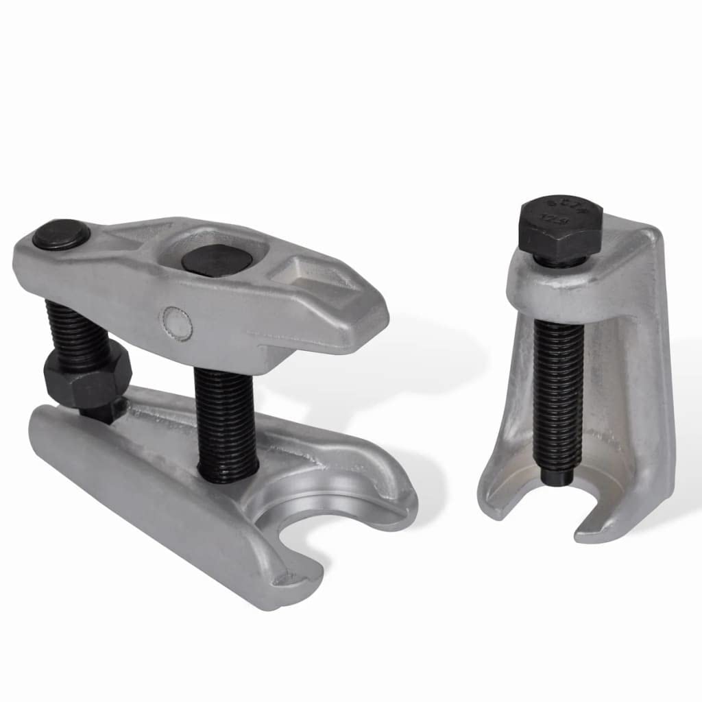 Estrattore per giunti sferici, 2 pezzi, con struttura in acciaio, per auto, moto, officina, riparazione, montaggio, manutenzione, professionale, fai da te, garage, veicolo, set, valigia