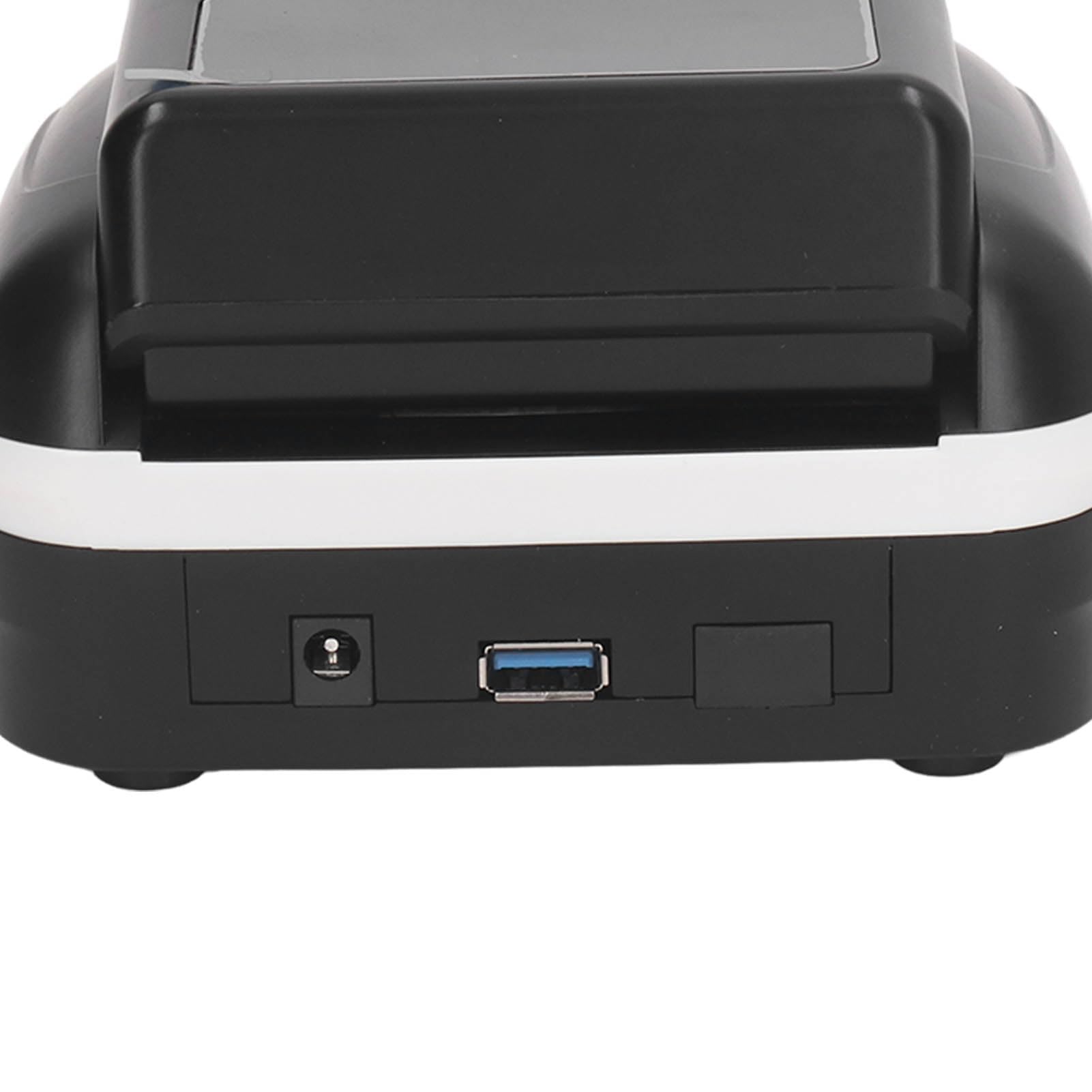 Jectse Contatore di Bollette EUR USD, Rilevatore di Banconote Ad Alta Efficienza 100-240 V per Negozio di Ristoranti Hotel (Plug dell'UE 100-240V)