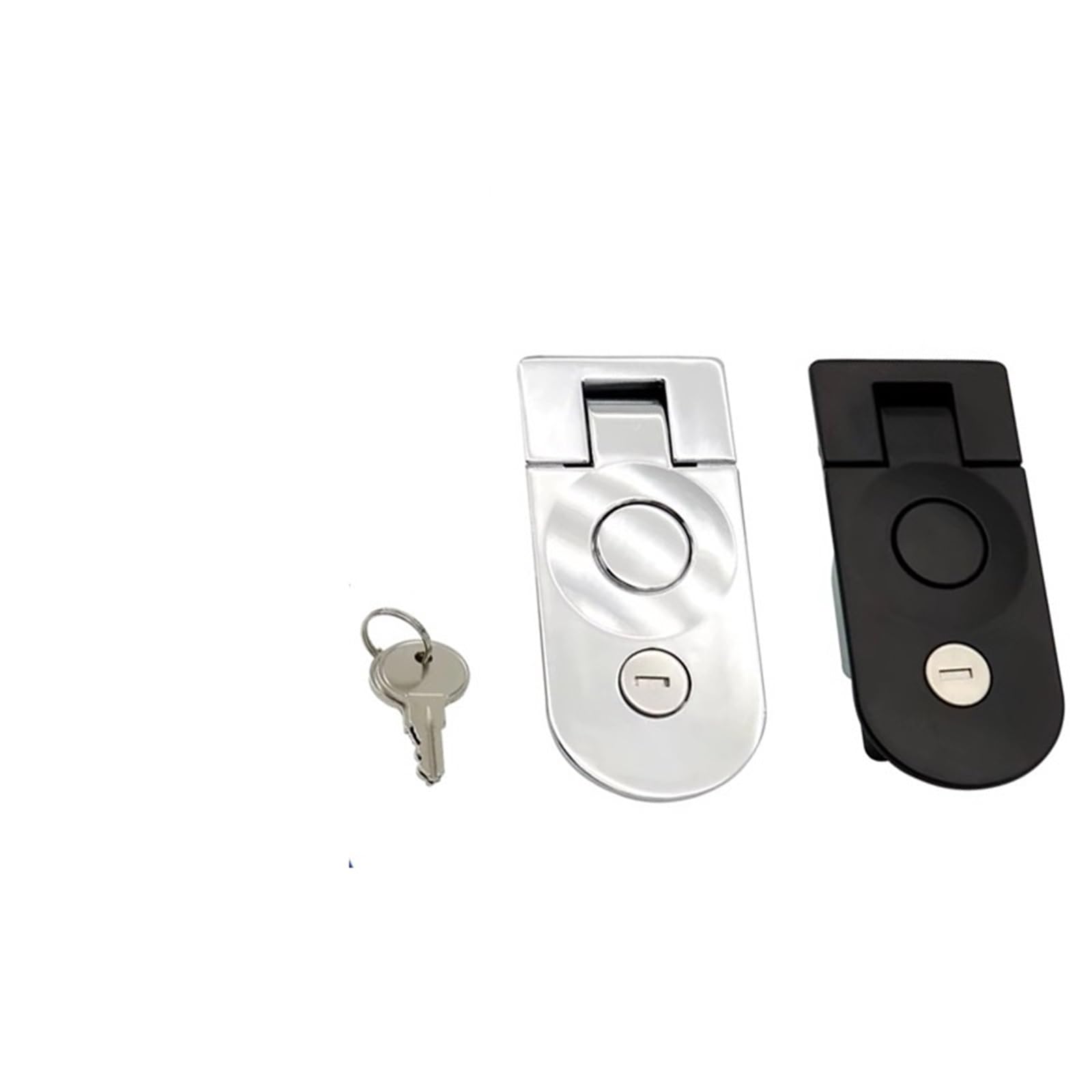 Sxolcoufoh Bright No Lock Flat Lock Zinc Alloy Switch Cabinets 1Pcs(Bright No Lock)
