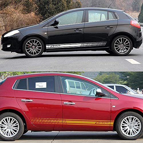 2 pezzi Carrozzeria a Strisce Laterali Adesivo