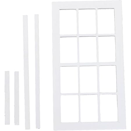 Amazon ノーブランド品 ドールハウス 家具 木製 窓枠 ホワイト 手作り 1 12 並行輸入品 プラモデル 通販