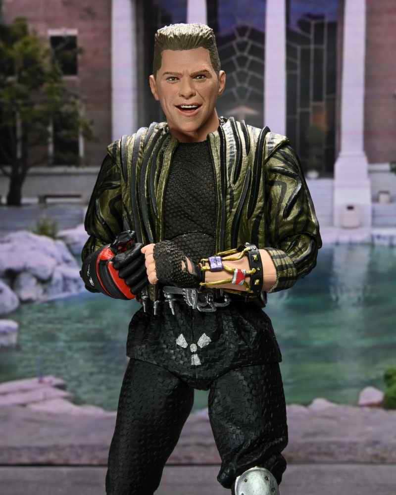 Necaonline - Figura de Griff Tannen en 2015 Hijo de Biff Tannen de la película Volver al Futuro 2 Al 1/10 o 18 cm con Hoverboard Edición Limitada Neca85249