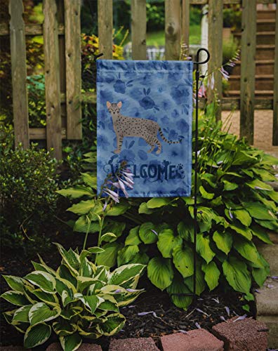 Drapeau de bienvenue chat extérieur jardin taille S multicolore