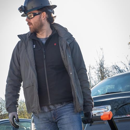 Image of Klein Tools Lightweight Heated Vest with Battery Pack Included, for Outdoors and Jobsite