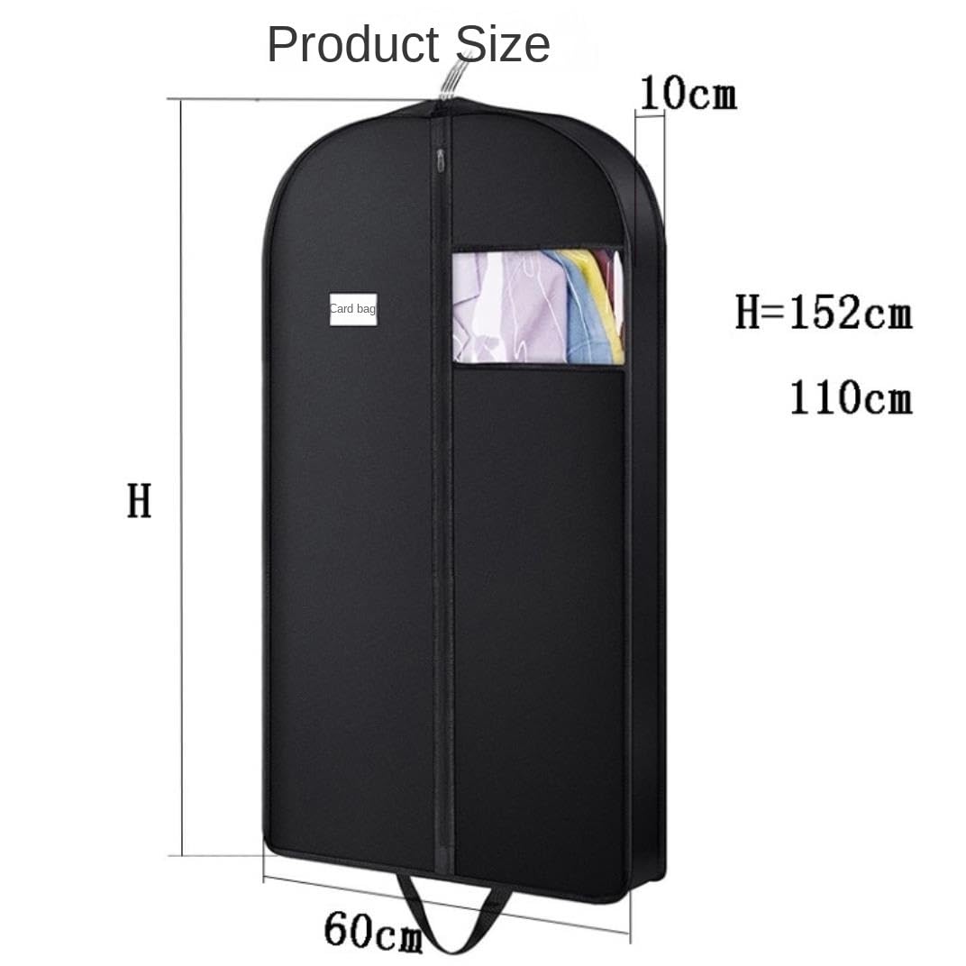 Portatrajes Funda Traje Bolsas Colgantes Para Ropa, Para Viaje Y Almacenamiento En Armario, Funda Para Traje Con 2 Asas Para Ropa, Abrigos, Chaquetas, Camisas, 5 Uds. Funda Ropa Portatrajes Viaje(Ligh