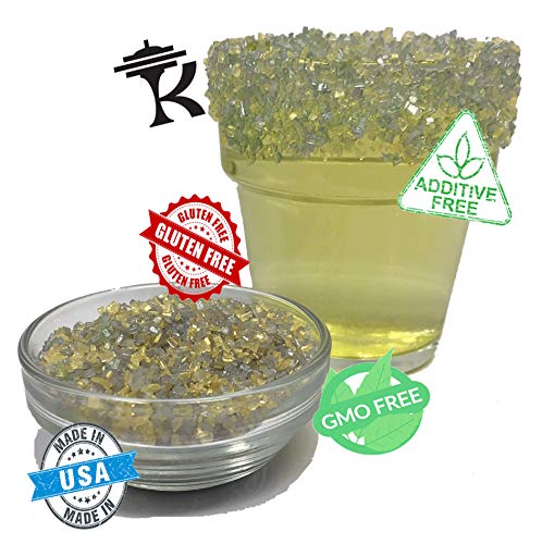 Snowy River Jewels Cocktail Sugar - All Natural Kosher Gold And Silver Cocktail Rimmer (4Oz, Jewels) #TOP5