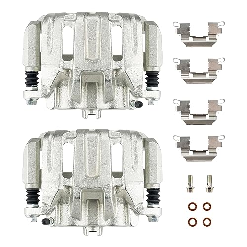 Image of KAX Disc Brake Caliper Assembly Fit for Honda CR-V 2012-2016 2.4L, CR-V 2007-2011, Odyssey 2005-2010, Crosstour 2012-2015, Accord Crosstour 2010-2011, Acura RDX 2007-2012, Front Left and Right