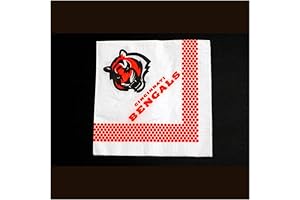 Cincinnati Bengals Napkins Add Some Pigskin Spirit to Your Tailgate