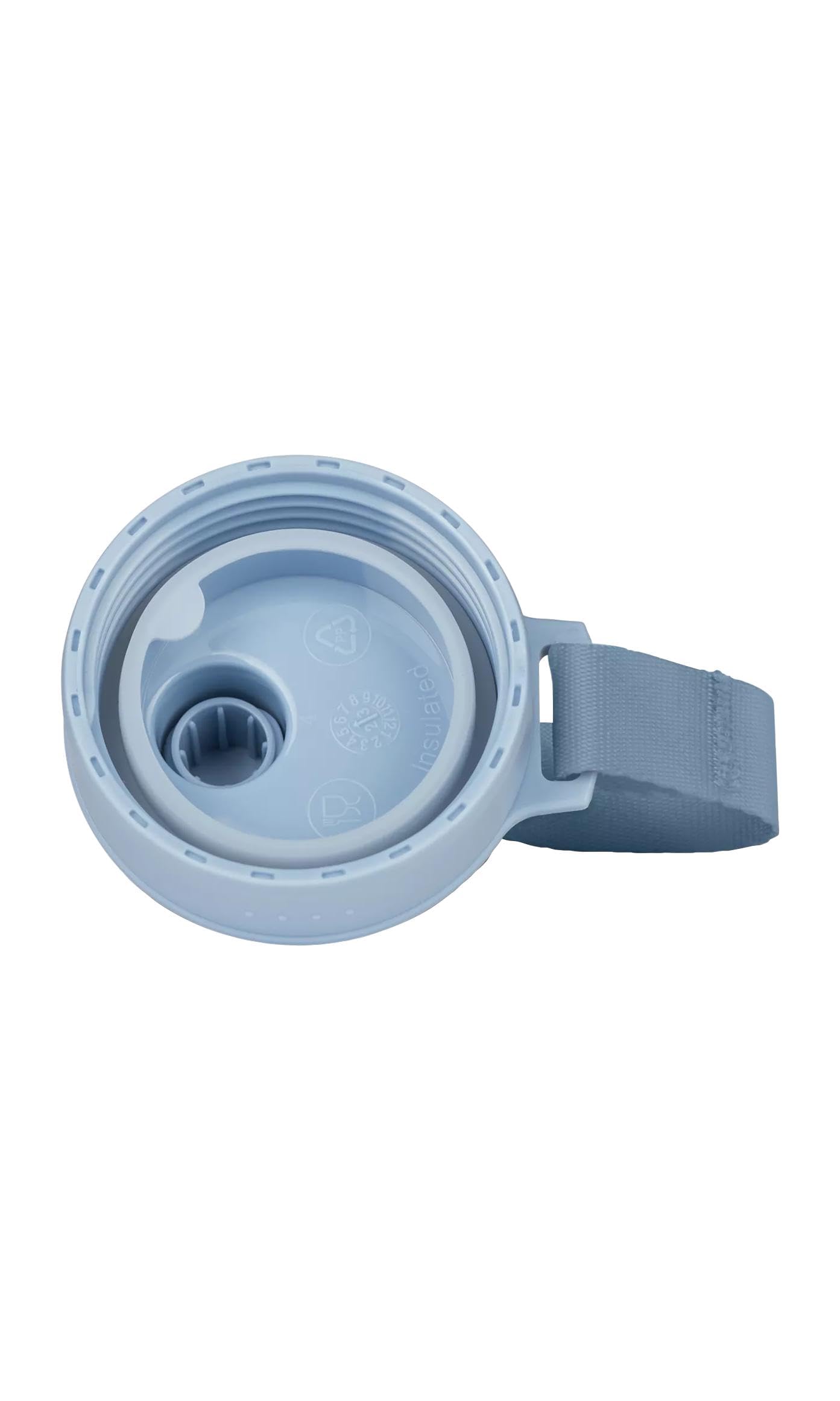 Satch aus Edelstahl BPA-frei 0,5l, Auslaufsicher und Kohlensäure geeignet, für Heiße und Kalte Getränke Nordic Ice Blue - Hellblau