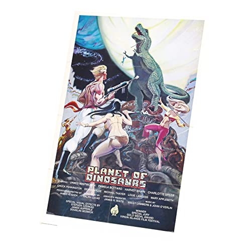 Cinéma Planet of Dinosaurs affiche rétro pour décorer un grand mur vide