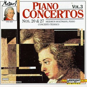Piano Concertos 3: Nos 20 & 27 [Audio CD]