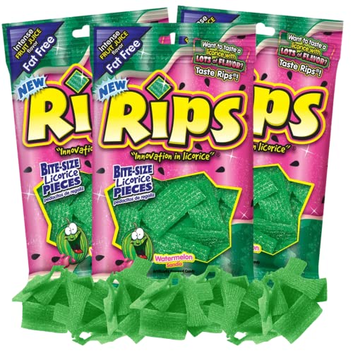 Caramelos Rips Licorice sabor sandía, Pack de 3 miniatura 1
