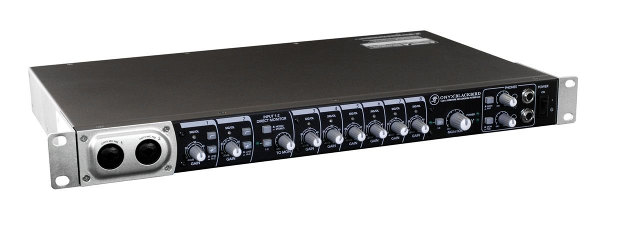 Mackie Onyx Blackbird Premium 16x16 FireWire Recording Interface with Tracktion 3 Music Production Software