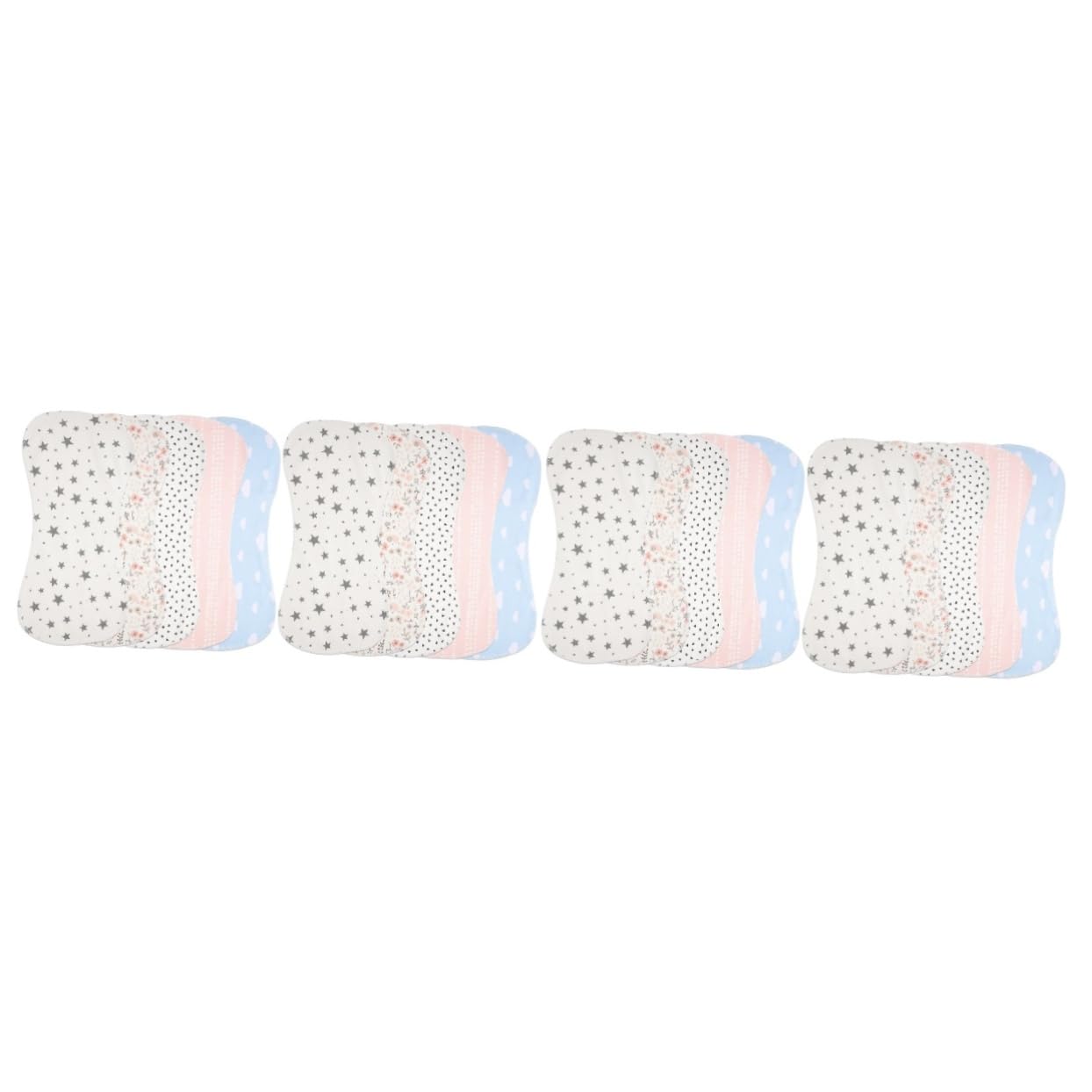 TOYANDONA 10stücke Teiliges Spucktücher Aus Baumwolle Saugfähige Burp Cloths Für Neugeborene Hypoallergen Und Sanft Zur Babyhaut Für Jungen Und Mädchen