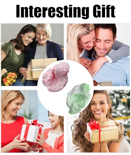 Image of Squishy Toy, Taba Squishy, Squishy Biscuit Squishy Fidget Toys Fufu Taba Stress Ball Squeeze Toys Anxiety Relief for Women /Men Stocking Fillers Birthday Gifts163 (Green)