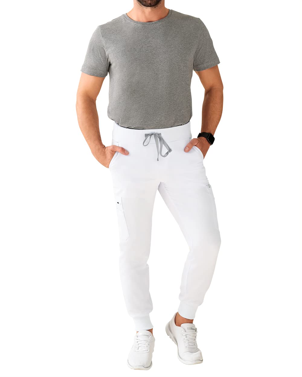 CLINIC DRESS Hose I kaere I Herren-Schlupfhose Pflegehose I Bündchen Stretch Bunt Kurzgröße I Industriewäsche geeignet | bis 75 Grad waschbar |
